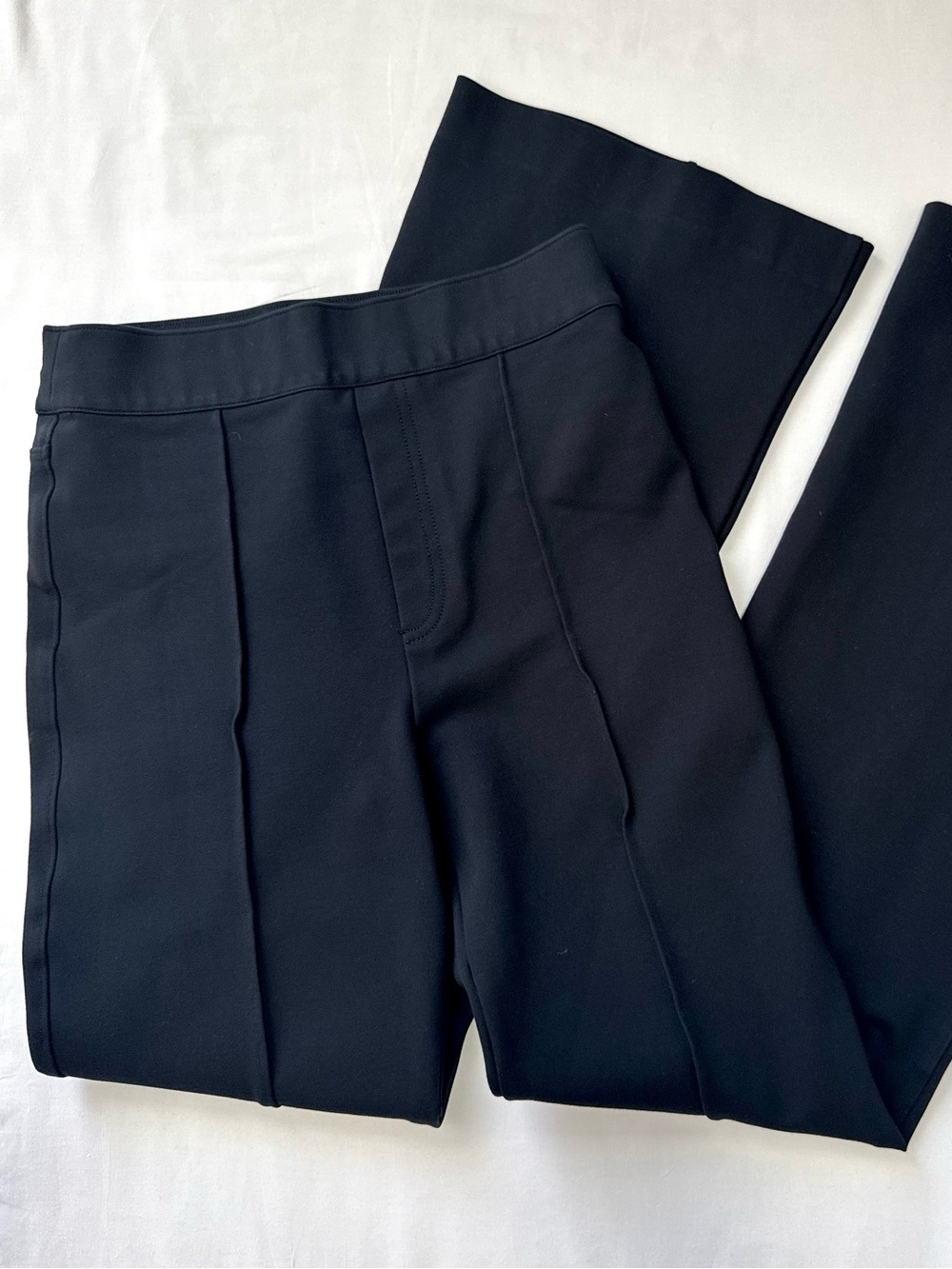 Spanx SPANXsmooth PerfectFit Ponte Flare Pant Women’s Small Black Classic Career